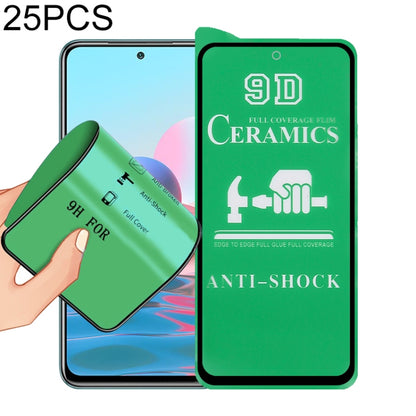 25 PCS 9D Full Screen Full Glue Ceramic Film, For Xiaomi Redmi K40 Pro (25 PCS), For Samsung Galaxy A02s (25 PCS), For Xiaomi Mi 10i (25 PCS), For Samsung Galaxy A12 / A12 Nacho / M12 / A13 5G (25 PCS), For Xiaomi Mi 11i / Mi 11X / Mi 11X Pro (25 PCS) ...