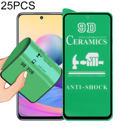 25 PCS 9D Full Screen Full Glue Ceramic Film, For Xiaomi Redmi K40 Pro (25 PCS), For Samsung Galaxy A02s (25 PCS), For Xiaomi Mi 10i (25 PCS), For Samsung Galaxy A12 / A12 Nacho / M12 / A13 5G (25 PCS), For Xiaomi Mi 11i / Mi 11X / Mi 11X Pro (25 PCS) ...