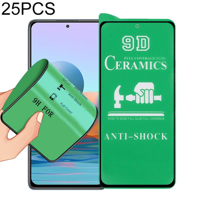 25 PCS 9D Full Screen Full Glue Ceramic Film, For Xiaomi Redmi K40 Pro (25 PCS), For Samsung Galaxy A02s (25 PCS), For Xiaomi Mi 10i (25 PCS), For Samsung Galaxy A12 / A12 Nacho / M12 / A13 5G (25 PCS), For Xiaomi Mi 11i / Mi 11X / Mi 11X Pro (25 PCS) ...