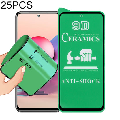 25 PCS 9D Full Screen Full Glue Ceramic Film, For Xiaomi Redmi K40 Pro (25 PCS), For Samsung Galaxy A02s (25 PCS), For Xiaomi Mi 10i (25 PCS), For Samsung Galaxy A12 / A12 Nacho / M12 / A13 5G (25 PCS), For Xiaomi Mi 11i / Mi 11X / Mi 11X Pro (25 PCS) ...