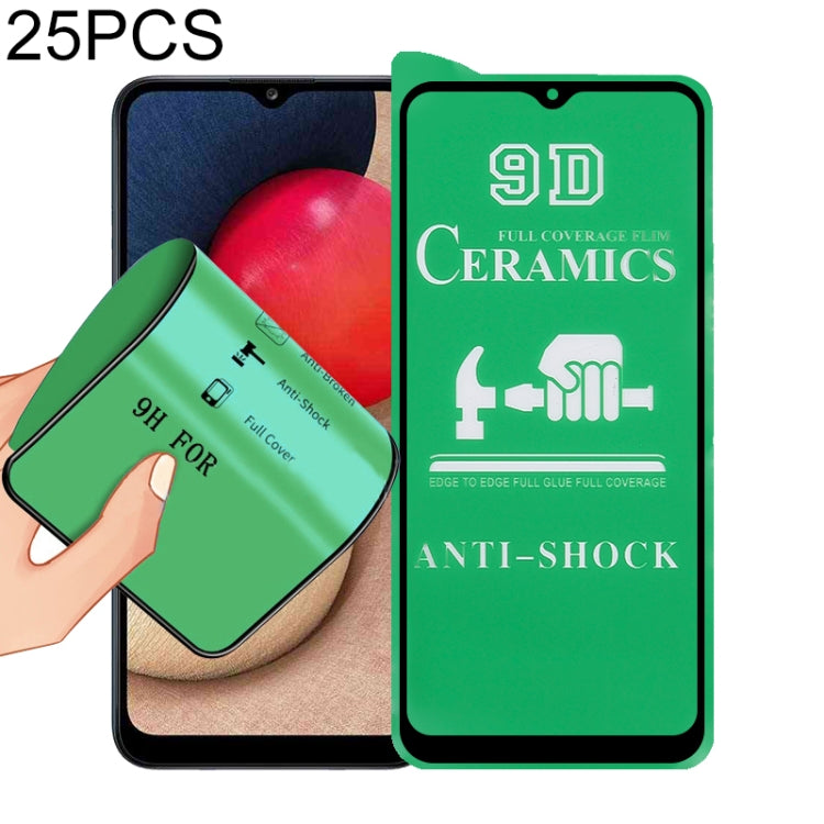 25 PCS 9D Full Screen Full Glue Ceramic Film, For Xiaomi Redmi K40 Pro (25 PCS), For Samsung Galaxy A02s (25 PCS), For Xiaomi Mi 10i (25 PCS), For Samsung Galaxy A12 / A12 Nacho / M12 / A13 5G (25 PCS), For Xiaomi Mi 11i / Mi 11X / Mi 11X Pro (25 PCS) ...