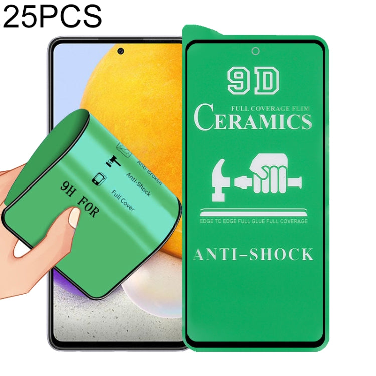 25 PCS 9D Full Screen Full Glue Ceramic Film, For Xiaomi Redmi K40 Pro (25 PCS), For Samsung Galaxy A02s (25 PCS), For Xiaomi Mi 10i (25 PCS), For Samsung Galaxy A12 / A12 Nacho / M12 / A13 5G (25 PCS), For Xiaomi Mi 11i / Mi 11X / Mi 11X Pro (25 PCS) ...