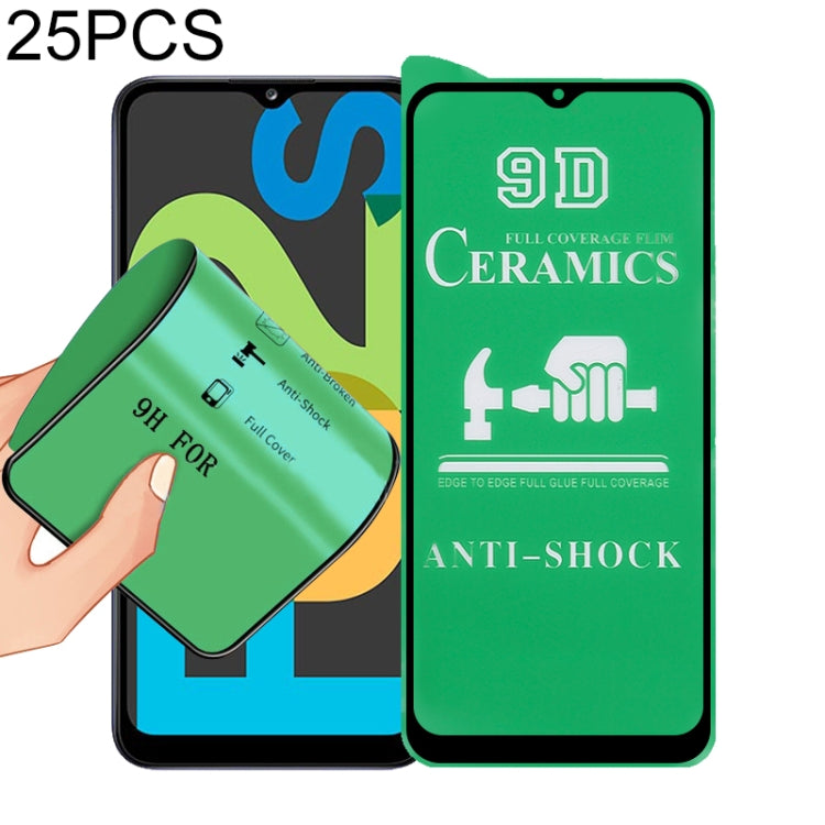 25 PCS 9D Full Screen Full Glue Ceramic Film, For Xiaomi Redmi K40 Pro (25 PCS), For Samsung Galaxy A02s (25 PCS), For Xiaomi Mi 10i (25 PCS), For Samsung Galaxy A12 / A12 Nacho / M12 / A13 5G (25 PCS), For Xiaomi Mi 11i / Mi 11X / Mi 11X Pro (25 PCS) ...