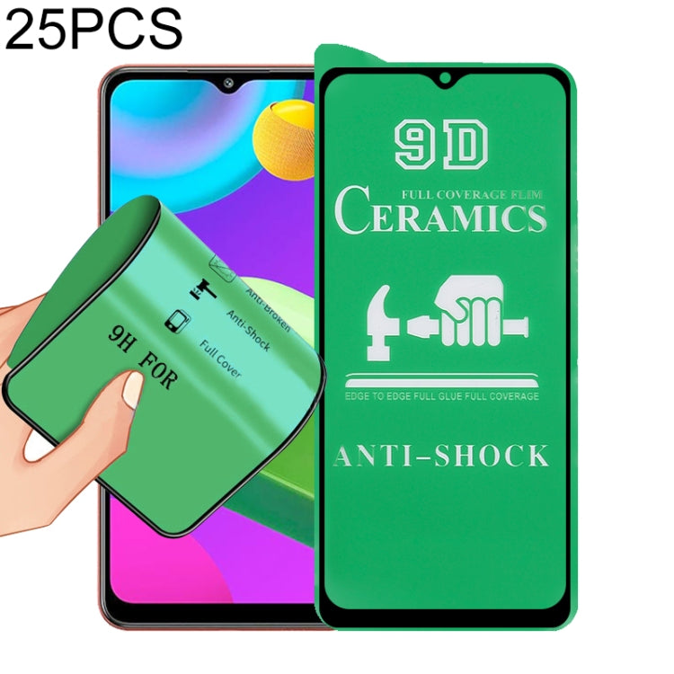 25 PCS 9D Full Screen Full Glue Ceramic Film, For Xiaomi Redmi K40 Pro (25 PCS), For Samsung Galaxy A02s (25 PCS), For Xiaomi Mi 10i (25 PCS), For Samsung Galaxy A12 / A12 Nacho / M12 / A13 5G (25 PCS), For Xiaomi Mi 11i / Mi 11X / Mi 11X Pro (25 PCS) ...