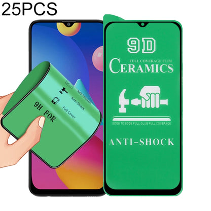 25 PCS 9D Full Screen Full Glue Ceramic Film, For Xiaomi Redmi K40 Pro (25 PCS), For Samsung Galaxy A02s (25 PCS), For Xiaomi Mi 10i (25 PCS), For Samsung Galaxy A12 / A12 Nacho / M12 / A13 5G (25 PCS), For Xiaomi Mi 11i / Mi 11X / Mi 11X Pro (25 PCS) ...