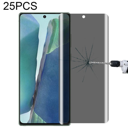 For OnePlus 9 Pro No Fingerprint Unlock 25pcs 0.3mm 9H Surface Hardness 3D Curved Surface Privacy Glass Film, For vivo X50 Pro (25 PCS), For OPPO Reno5 Pro 5G (25 PCS), For OnePlus 8 Pro (25 PCS), For Meizu 18 Pro / 18s Pro (25 PCS)                    ...