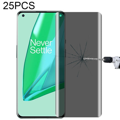 For OnePlus 9 Pro No Fingerprint Unlock 25pcs 0.3mm 9H Surface Hardness 3D Curved Surface Privacy Glass Film, For vivo X50 Pro (25 PCS), For OPPO Reno5 Pro 5G (25 PCS), For OnePlus 8 Pro (25 PCS), For Meizu 18 Pro / 18s Pro (25 PCS)                    ...