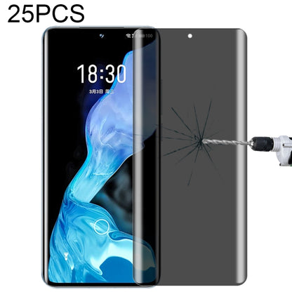 For OnePlus 9 Pro No Fingerprint Unlock 25pcs 0.3mm 9H Surface Hardness 3D Curved Surface Privacy Glass Film, For vivo X50 Pro (25 PCS), For OPPO Reno5 Pro 5G (25 PCS), For OnePlus 8 Pro (25 PCS), For Meizu 18 Pro / 18s Pro (25 PCS)                    ...