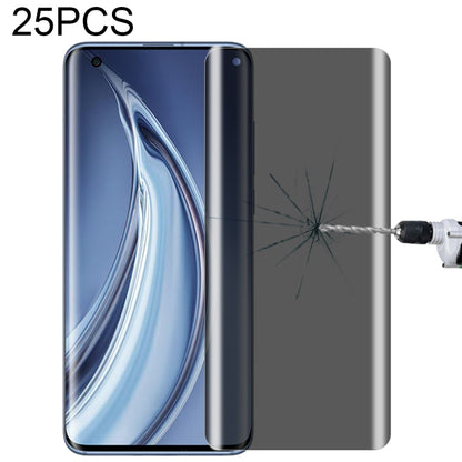 For OnePlus 9 Pro No Fingerprint Unlock 25pcs 0.3mm 9H Surface Hardness 3D Curved Surface Privacy Glass Film, For vivo X50 Pro (25 PCS), For OPPO Reno5 Pro 5G (25 PCS), For OnePlus 8 Pro (25 PCS), For Meizu 18 Pro / 18s Pro (25 PCS)                    ...