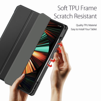 DUX DUCIS TOBY Series Shockproof PU Leather + PC + TPU Horizontal Flip Case with Holder & Pen Slot & Sleep / Wake-up Function, For iPad Pro 11 2022 / 2021 / 2020, For iPad Pro 12.9 2022 / 2021 / 2020