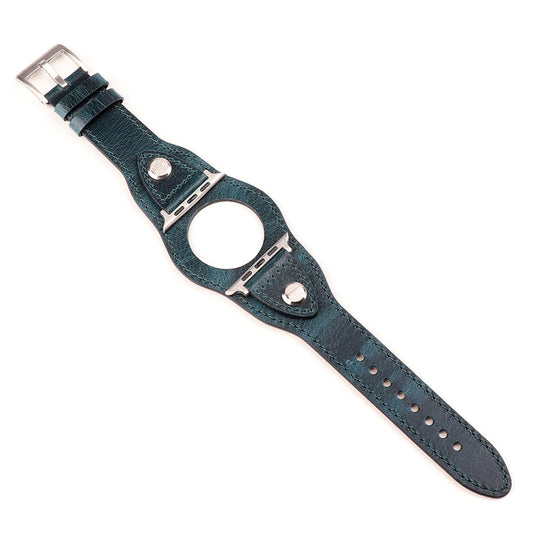 Leather Replacement Strap Watchband, For Apple Watch Series 7  41mm / & 6 & SE & 5 & 4 40mm, For Apple Watch Series  7  45mm / & 6 & SE & 5 & 4 44mm