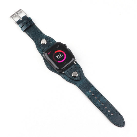 Leather Replacement Strap Watchband, For Apple Watch Series 7  41mm / & 6 & SE & 5 & 4 40mm, For Apple Watch Series  7  45mm / & 6 & SE & 5 & 4 44mm