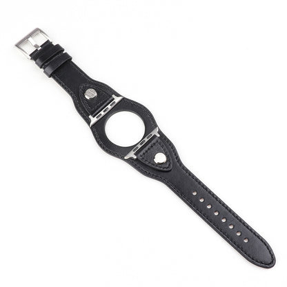 Leather Replacement Strap Watchband, For Apple Watch Series 7  41mm / & 6 & SE & 5 & 4 40mm, For Apple Watch Series  7  45mm / & 6 & SE & 5 & 4 44mm