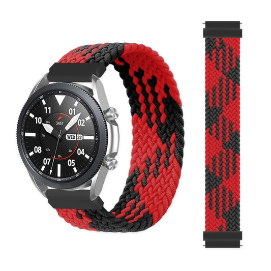 For Samsung Galaxy Watch 42mm Adjustable Nylon Braided Elasticity Replacement Strap Watchband, 125mm, 135mm, 145mm, 155mm