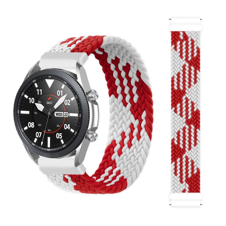 For Samsung Galaxy Watch 46mm Adjustable Nylon Braided Elasticity Replacement Strap Watchband, 125mm, 135mm, 145mm, 155mm