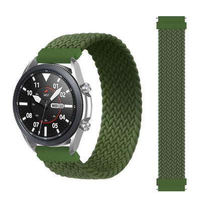 For Samsung Galaxy Watch 46mm Adjustable Nylon Braided Elasticity Replacement Strap Watchband, 125mm, 135mm, 145mm, 155mm