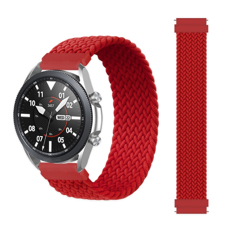 For Samsung Galaxy Watch 3 41mm Adjustable Nylon Braided Elasticity Replacement Strap Watchband, 125mm, 135mm, 145mm, 155mm