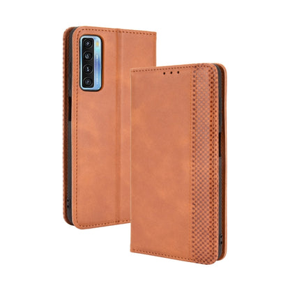 Magnetic Buckle Retro Crazy Horse Texture Horizontal Flip Leather Case with Holder & Card Slots & Photo Frame, For Samsung Galaxy F52 5G, For Sony Xperia 5 III, For Sony Xperia Ace II, For Sharp Aquos R6, For Xiaomi Mi Mix Fold, For ZTE Libero 5G      ...