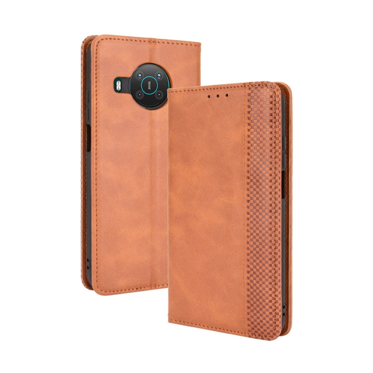 Magnetic Buckle Retro Crazy Horse Texture Horizontal Flip Leather Case with Holder & Card Slots & Photo Frame, For Motorola Moto G60 / Moto G40 Fusion, For OPPO Realme C11 2021 / Realme C20 / Realme C20a, For OPPO Reno5 A, For TCL 20 Pro 5G, For TCL 20...
