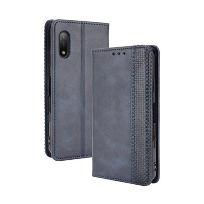 Magnetic Buckle Retro Crazy Horse Texture Horizontal Flip Leather Case with Holder & Card Slots & Photo Frame, For Samsung Galaxy F52 5G, For Sony Xperia 5 III, For Sony Xperia Ace II, For Sharp Aquos R6, For Xiaomi Mi Mix Fold, For ZTE Libero 5G      ...