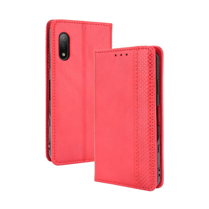 Magnetic Buckle Retro Crazy Horse Texture Horizontal Flip Leather Case with Holder & Card Slots & Photo Frame, For Samsung Galaxy F52 5G, For Sony Xperia 5 III, For Sony Xperia Ace II, For Sharp Aquos R6, For Xiaomi Mi Mix Fold, For ZTE Libero 5G      ...