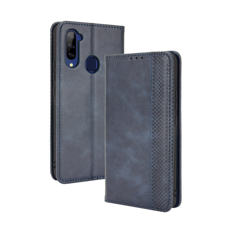Magnetic Buckle Retro Crazy Horse Texture Horizontal Flip Leather Case with Holder & Card Slots & Photo Frame, For Samsung Galaxy F52 5G, For Sony Xperia 5 III, For Sony Xperia Ace II, For Sharp Aquos R6, For Xiaomi Mi Mix Fold, For ZTE Libero 5G      ...
