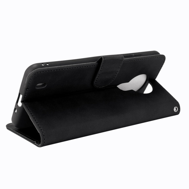 Solid Color Skin Feel Magnetic Buckle Horizontal Flip Calf Texture PU Leather Case with Holder & Card Slots & Wallet, For Nokia 1.4, For Samsung Galaxy A22 4G