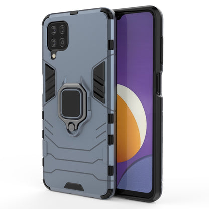Shockproof PC + TPU Protective Case with Magnetic Ring Holder, For Samsung Galaxy M12