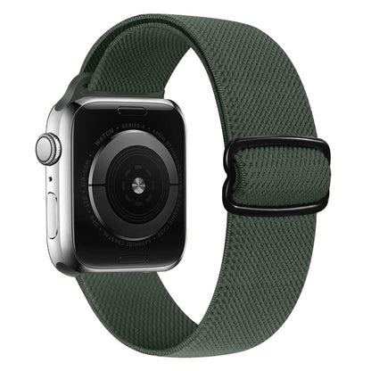 8-shaped Buckle Nylon Replacement Strap Watchband, For Apple Watch Series 9&8&7 41mm / SE 3&SE 2&6&SE&5&4 40mm / 3&2&1 38mm, For Apple Watch Series  7  45mm / & 6 & SE & 5 & 4 44mm