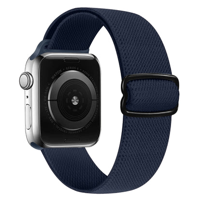 8-shaped Buckle Nylon Replacement Strap Watchband, For Apple Watch Series 9&8&7 41mm / SE 3&SE 2&6&SE&5&4 40mm / 3&2&1 38mm, For Apple Watch Series  7  45mm / & 6 & SE & 5 & 4 44mm