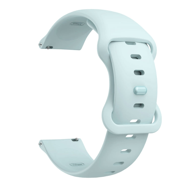 Butterfly Buckle Silicone Replacement Strap Watchband, 20mm For Samsung Galaxy Watch Active 3 41mm, 22mm For Samsung Galaxy Watch Active 3 45mm