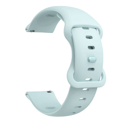 Butterfly Buckle Silicone Replacement Strap Watchband, 20mm For Samsung Galaxy Watch Active 3 41mm, 22mm For Samsung Galaxy Watch Active 3 45mm