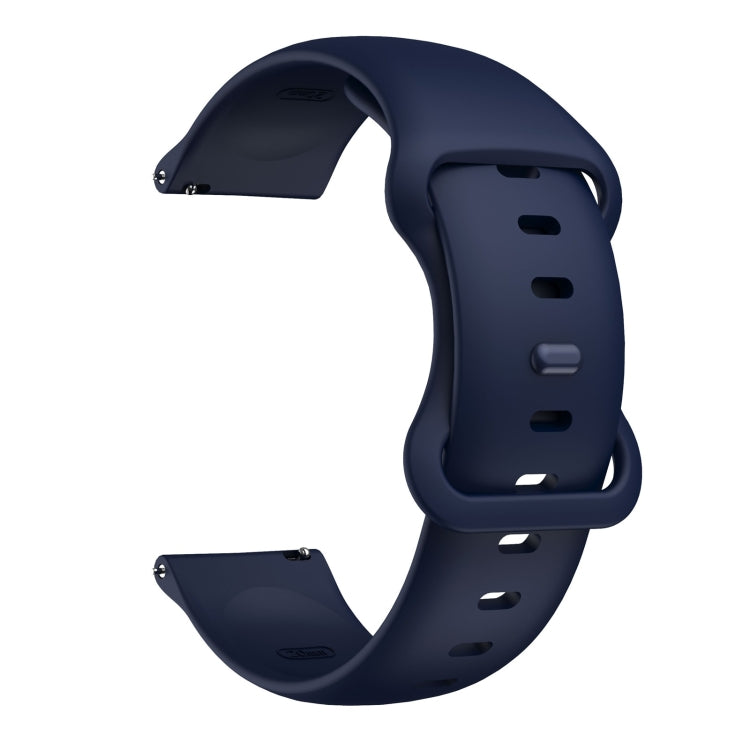 Butterfly Buckle Silicone Replacement Strap Watchband, 20mm For Samsung Galaxy Watch Active 3 41mm, 22mm For Samsung Galaxy Watch Active 3 45mm