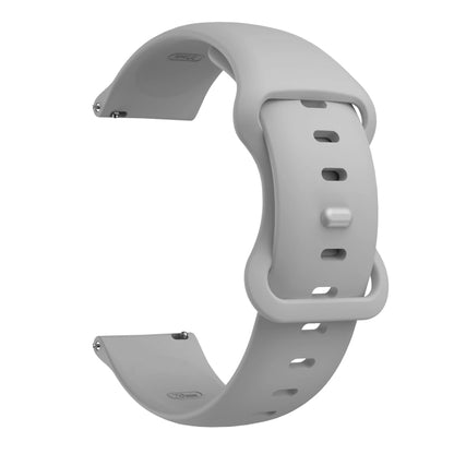 Butterfly Buckle Silicone Replacement Strap Watchband, 20mm For Samsung Galaxy Watch Active 3 41mm, 22mm For Samsung Galaxy Watch Active 3 45mm