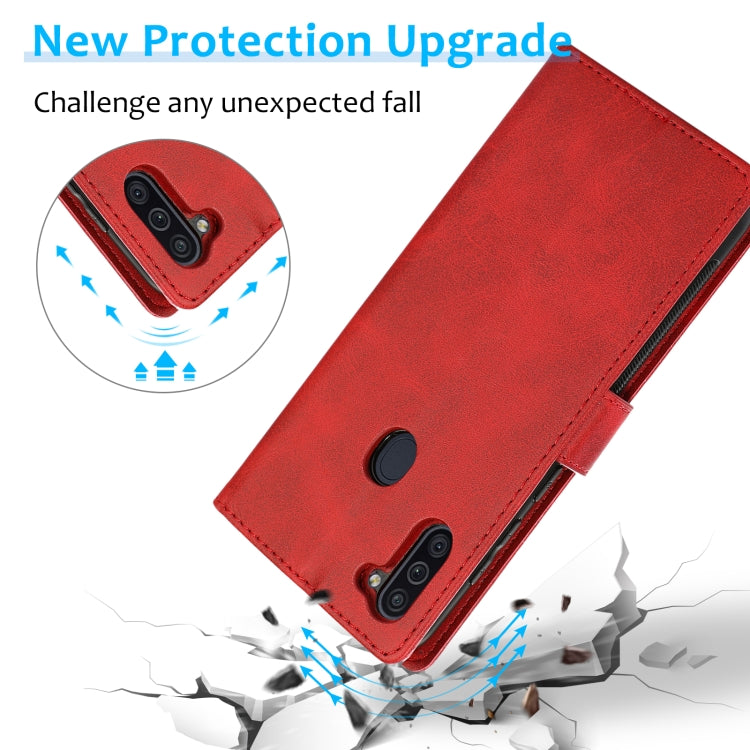 Calf Texture 2 in 1 Detachable Magnetic Back Cover Horizontal Flip Leather Case with Holder & Card Slots & Wallet & Photo Frame, For Samsung Galaxy A11 / M11, For Samsung Galaxy A21, For Samsung Galaxy A21s, For Samsung Galaxy A32, For Samsung Galaxy A...