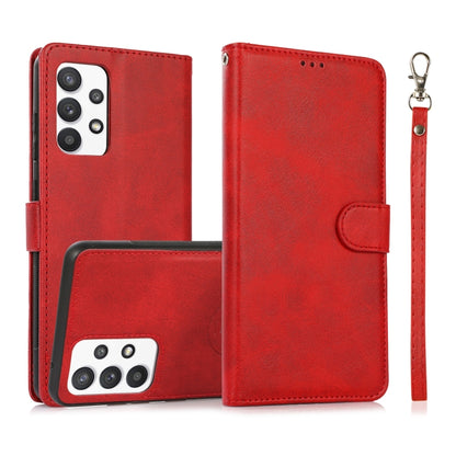Calf Texture 2 in 1 Detachable Magnetic Back Cover Horizontal Flip Leather Case with Holder & Card Slots & Wallet & Photo Frame, For Samsung Galaxy A11 / M11, For Samsung Galaxy A21, For Samsung Galaxy A21s, For Samsung Galaxy A32, For Samsung Galaxy A...