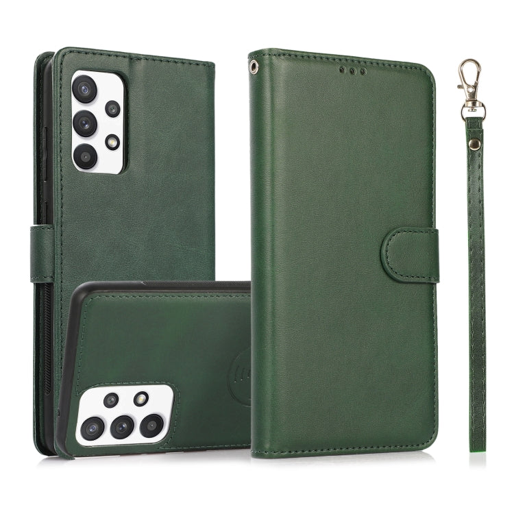 Calf Texture 2 in 1 Detachable Magnetic Back Cover Horizontal Flip Leather Case with Holder & Card Slots & Wallet & Photo Frame, For Samsung Galaxy A11 / M11, For Samsung Galaxy A21, For Samsung Galaxy A21s, For Samsung Galaxy A32, For Samsung Galaxy A...