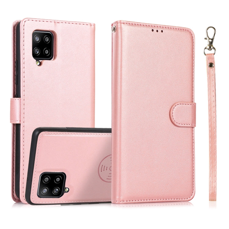 Calf Texture 2 in 1 Detachable Magnetic Back Cover Horizontal Flip Leather Case with Holder & Card Slots & Wallet & Photo Frame, For Samsung Galaxy A11 / M11, For Samsung Galaxy A21, For Samsung Galaxy A21s, For Samsung Galaxy A32, For Samsung Galaxy A...