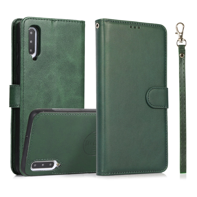 Calf Texture 2 in 1 Detachable Magnetic Back Cover Horizontal Flip Leather Case with Holder & Card Slots & Wallet & Photo Frame, For Samsung Galaxy A11 / M11, For Samsung Galaxy A21, For Samsung Galaxy A21s, For Samsung Galaxy A32, For Samsung Galaxy A...