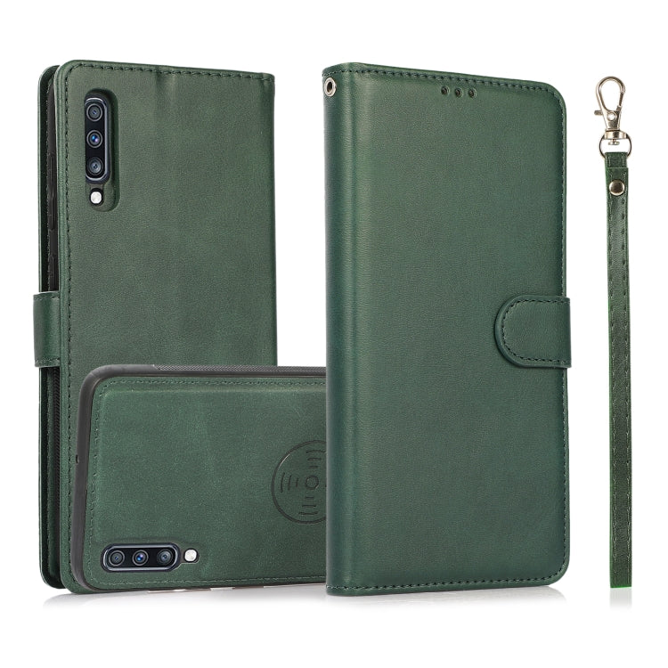 Calf Texture 2 in 1 Detachable Magnetic Back Cover Horizontal Flip Leather Case with Holder & Card Slots & Wallet & Photo Frame, For Samsung Galaxy A11 / M11, For Samsung Galaxy A21, For Samsung Galaxy A21s, For Samsung Galaxy A32, For Samsung Galaxy A...