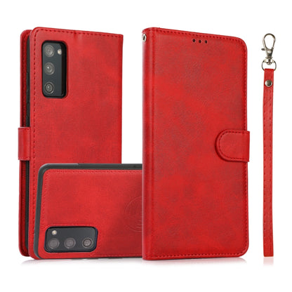 Calf Texture 2 in 1 Detachable Magnetic Back Cover Horizontal Flip Leather Case with Holder & Card Slots & Wallet & Photo Frame, For Samsung Galaxy S20 FE, For Samsung Galaxy S20 Ultra, For Samsung Galaxy S21 Ultra 5G, For Samsung Galaxy S21+ 5G       ...