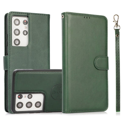 Calf Texture 2 in 1 Detachable Magnetic Back Cover Horizontal Flip Leather Case with Holder & Card Slots & Wallet & Photo Frame, For Samsung Galaxy S20 FE, For Samsung Galaxy S20 Ultra, For Samsung Galaxy S21 Ultra 5G, For Samsung Galaxy S21+ 5G       ...