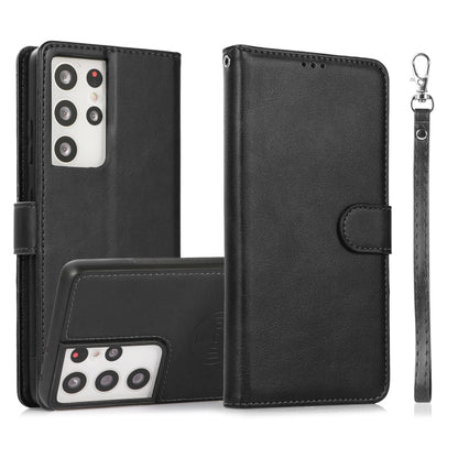Calf Texture 2 in 1 Detachable Magnetic Back Cover Horizontal Flip Leather Case with Holder & Card Slots & Wallet & Photo Frame, For Samsung Galaxy S20 FE, For Samsung Galaxy S20 Ultra, For Samsung Galaxy S21 Ultra 5G, For Samsung Galaxy S21+ 5G       ...