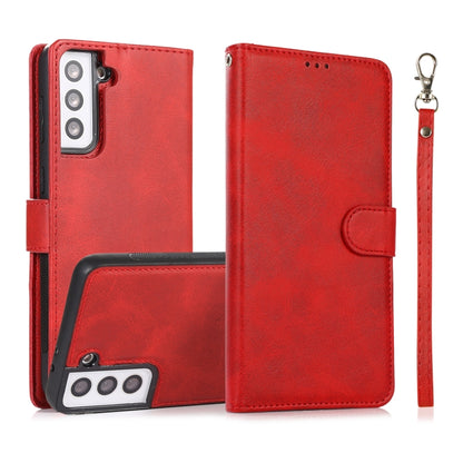 Calf Texture 2 in 1 Detachable Magnetic Back Cover Horizontal Flip Leather Case with Holder & Card Slots & Wallet & Photo Frame, For Samsung Galaxy S20 FE, For Samsung Galaxy S20 Ultra, For Samsung Galaxy S21 Ultra 5G, For Samsung Galaxy S21+ 5G       ...