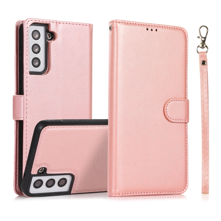 Calf Texture 2 in 1 Detachable Magnetic Back Cover Horizontal Flip Leather Case with Holder & Card Slots & Wallet & Photo Frame, For Samsung Galaxy S20 FE, For Samsung Galaxy S20 Ultra, For Samsung Galaxy S21 Ultra 5G, For Samsung Galaxy S21+ 5G       ...