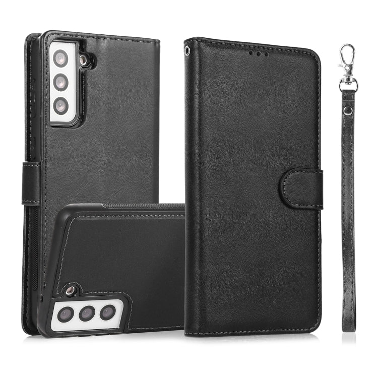 Calf Texture 2 in 1 Detachable Magnetic Back Cover Horizontal Flip Leather Case with Holder & Card Slots & Wallet & Photo Frame, For Samsung Galaxy S20 FE, For Samsung Galaxy S20 Ultra, For Samsung Galaxy S21 Ultra 5G, For Samsung Galaxy S21+ 5G       ...