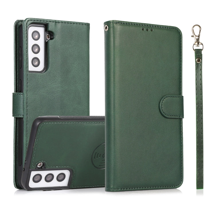 Calf Texture 2 in 1 Detachable Magnetic Back Cover Horizontal Flip Leather Case with Holder & Card Slots & Wallet & Photo Frame, For Samsung Galaxy S20 FE, For Samsung Galaxy S20 Ultra, For Samsung Galaxy S21 Ultra 5G, For Samsung Galaxy S21+ 5G       ...
