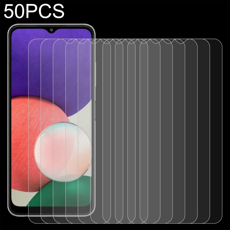50 PCS 0.26mm 9H 2.5D Tempered Glass Film, For OnePlus Nord CE 5G / Nord CE 2 5G (50 PCS), For Samsung Galaxy A22 4G (50 PCS), For Samsung Galaxy A22 5G  (50 PCS), For Samsung Galaxy S21 FE 5G (50 PCS)