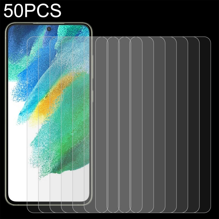 50 PCS 0.26mm 9H 2.5D Tempered Glass Film, For OnePlus Nord CE 5G / Nord CE 2 5G (50 PCS), For Samsung Galaxy A22 4G (50 PCS), For Samsung Galaxy A22 5G  (50 PCS), For Samsung Galaxy S21 FE 5G (50 PCS)