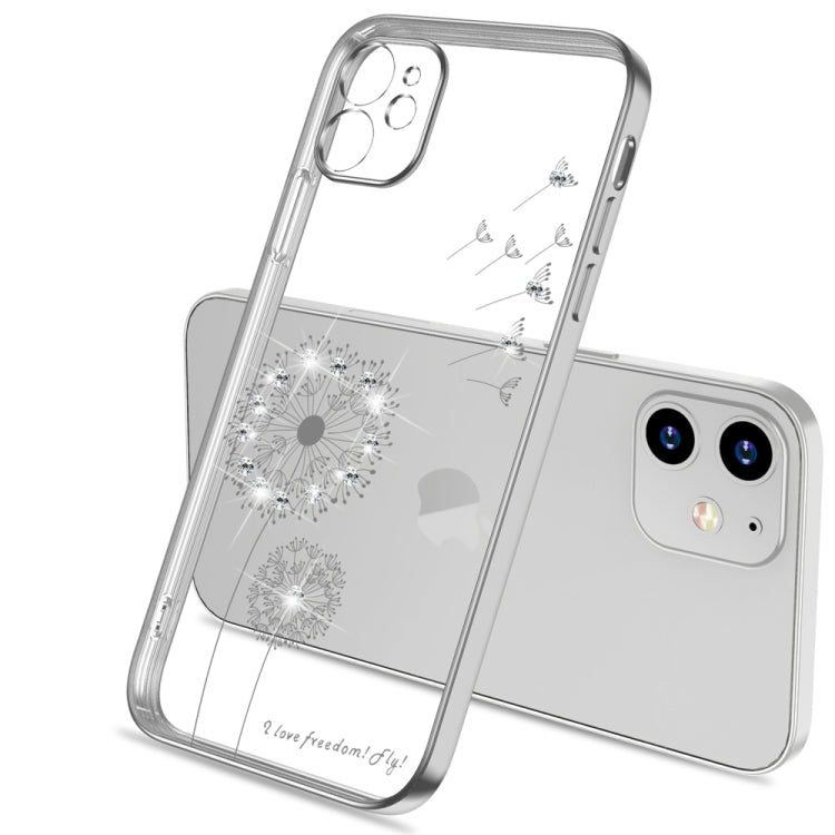 Ultra-thin Electroplating Dandelion Pattern Protective Case, For iPhone 11, For iPhone 11 Pro, For iPhone 11 Pro Max, For iPhone 12 Pro Max, For iPhone 12 Pro, For iPhone 12, For iPhone 12 Mini